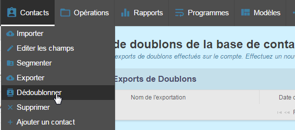 Gérez les doublons de votre base contacts