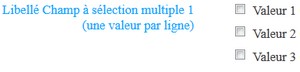 Gérez les styles des champs à sélection multiple Gérez les styles des champs à sélection multiple