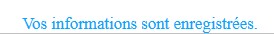 Gérez les styles du message de confirmation Gérez les styles du message de confirmation
