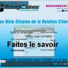 Mot simple de la relation n°6 : faites-le savoir