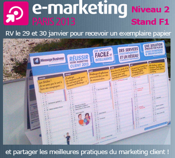 Calendrier de l'emailing et du marketing client