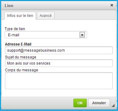 Insérer un lien vers une adresse email inserer-lien-vers-email-avec-objet-predefini