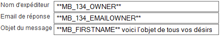 personnalisation emailing