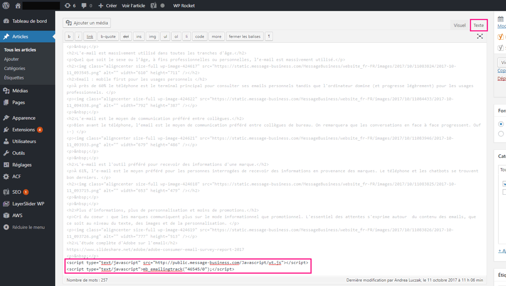 Script-WP-article