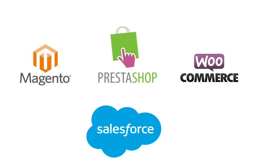 Connecteur Message Business pour salesforce magento prestashop wordpress woocommerce